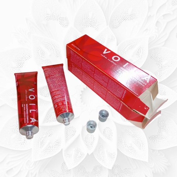 Intercosmo Voilà Professional 2 Tubes of Permanent Hair Color Dark Copper Blonde - Picture 8 of 16